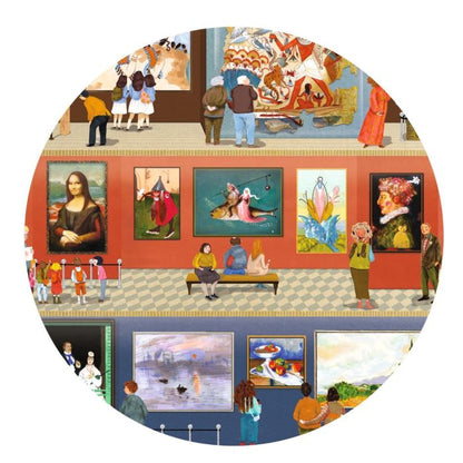 Djeco Puzzle, At the Museum - 500 Pieces
