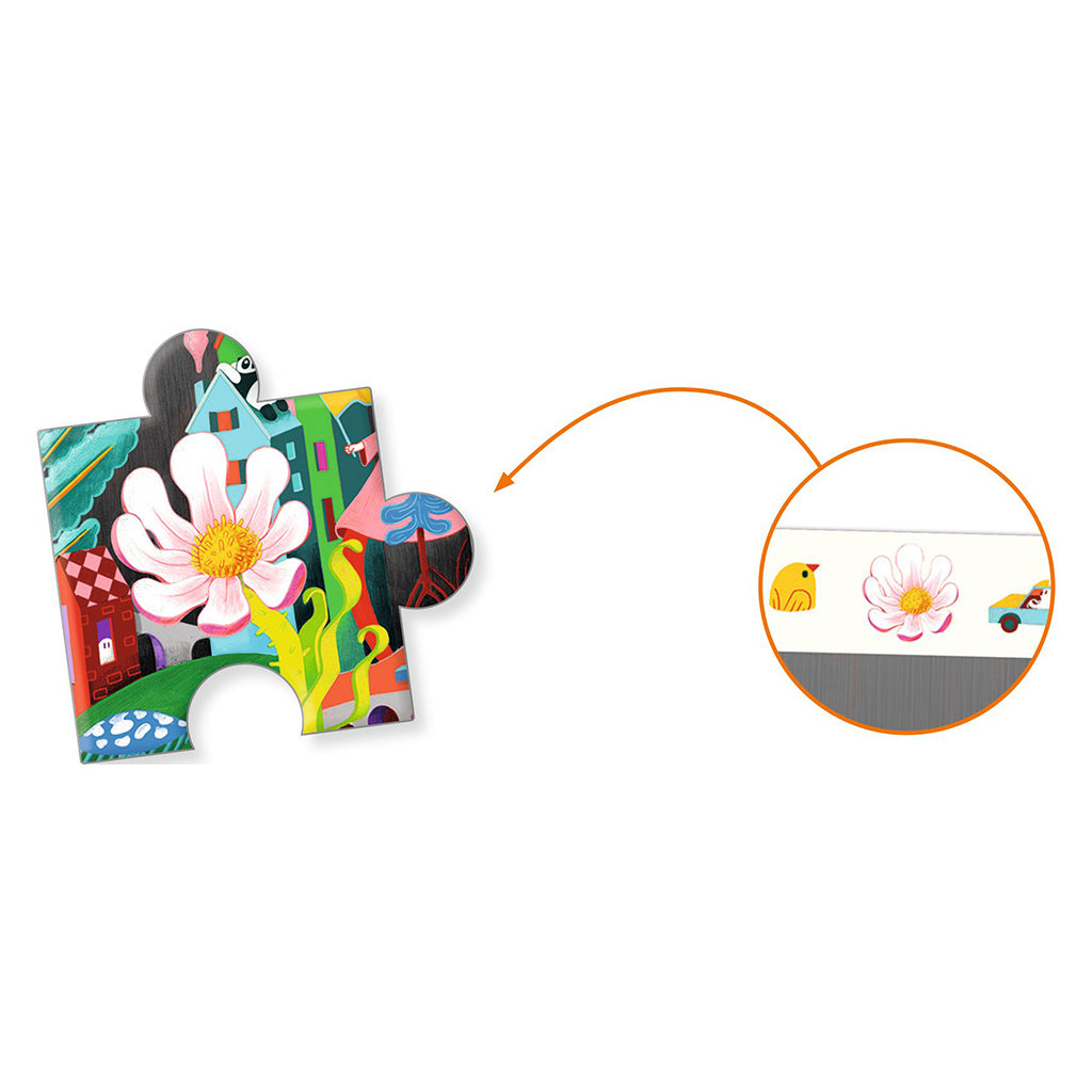 Djeco Observation Puzzle, The Wacky City – 200 Pieces