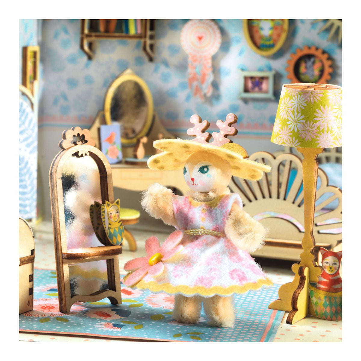 Djeco Mi House, DIY Miniature Dollhouse - Alba