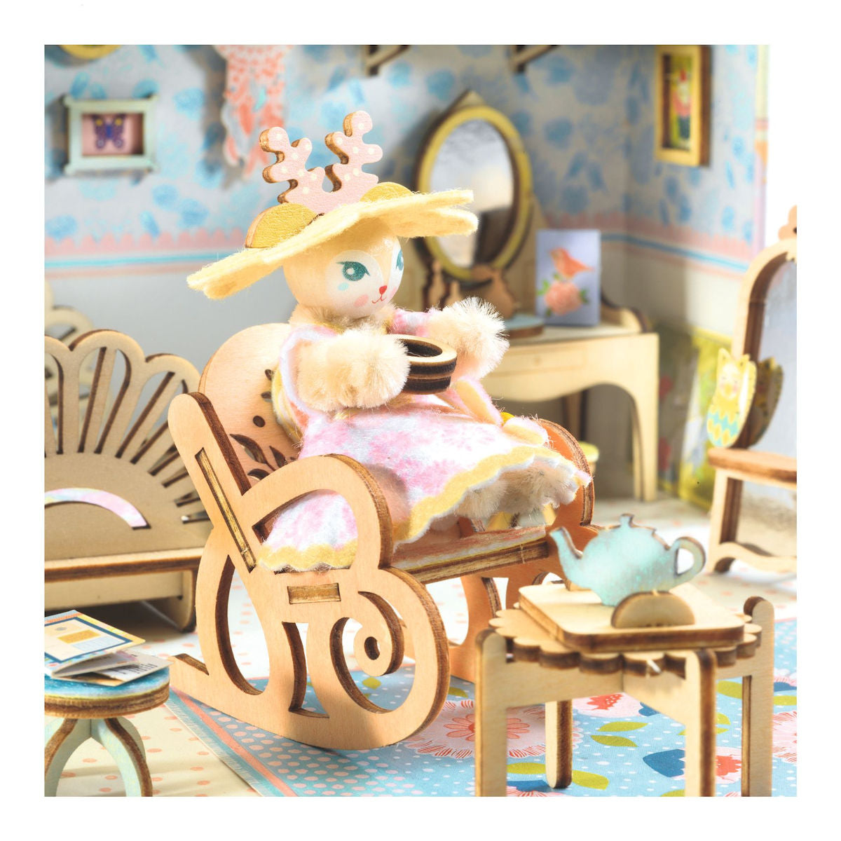 Djeco Mi House, DIY Miniature Dollhouse - Alba