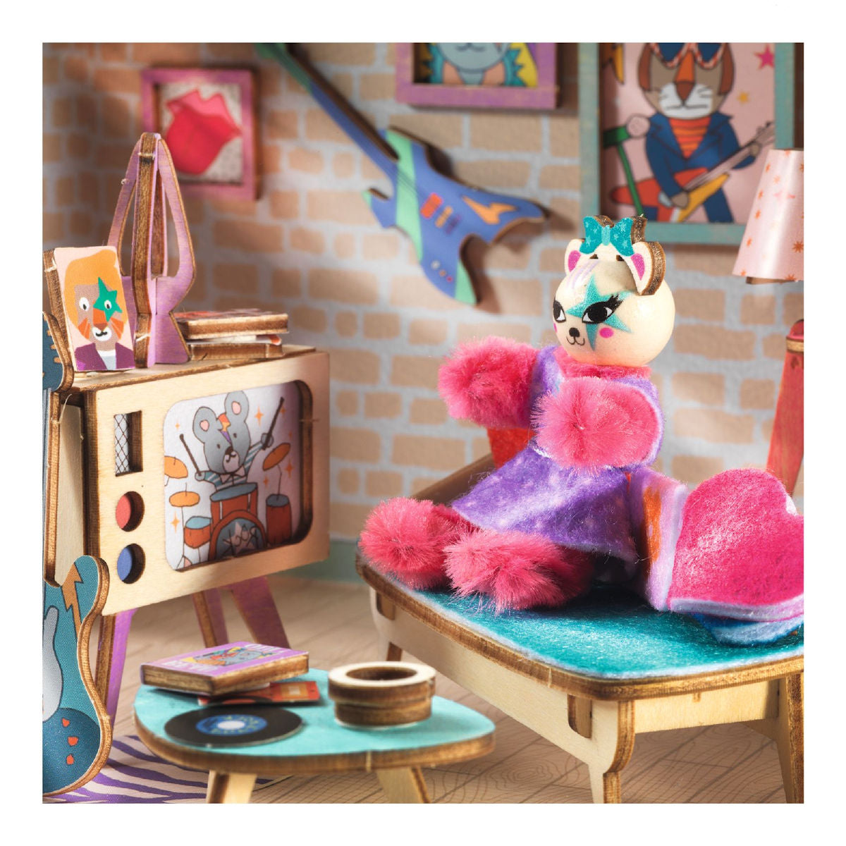 Djeco Mi House, DIY Miniature Dollhouse - Stella