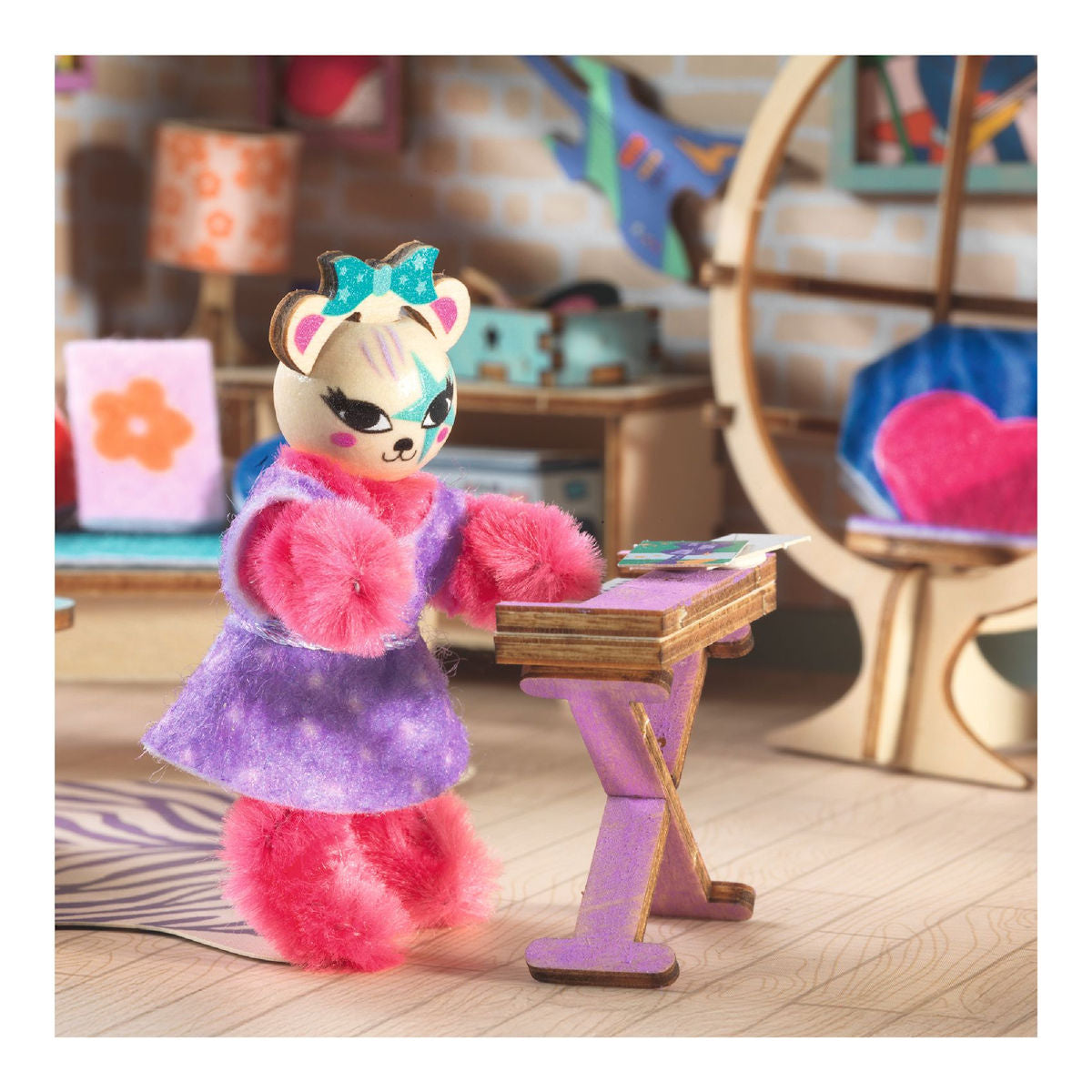 Djeco Mi House, DIY Miniature Dollhouse - Stella