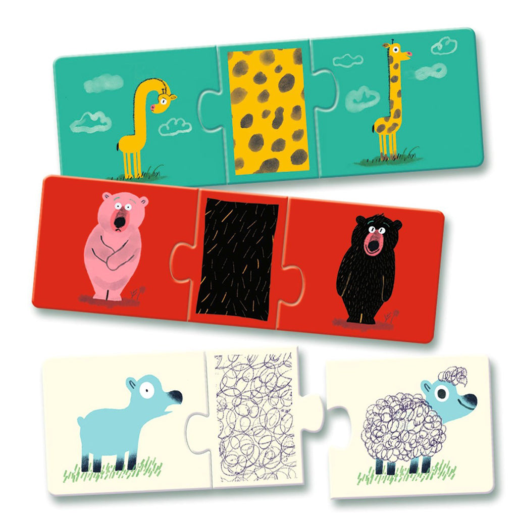 Djeco Play &amp; Learn Puzzle – Animals