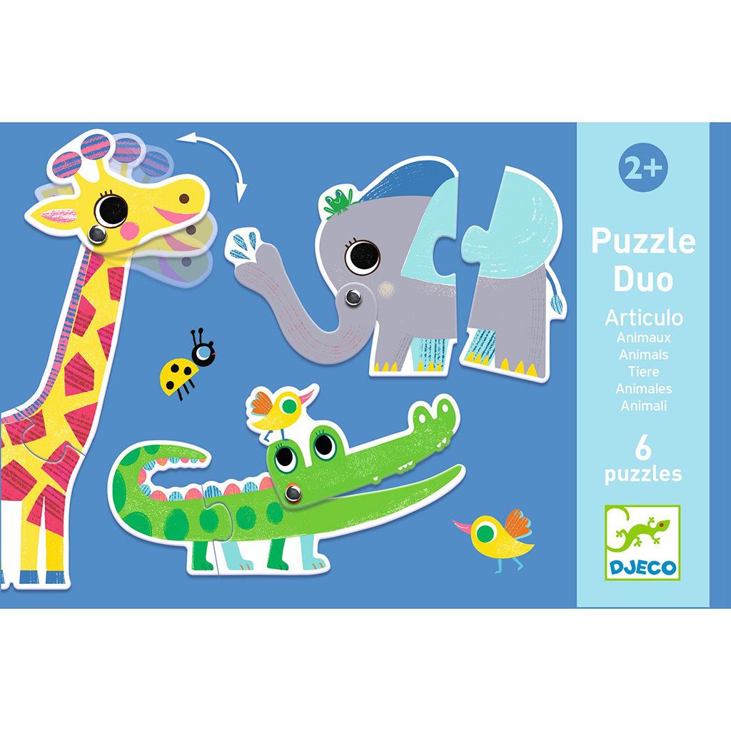 Djeco Duo Puzzle, Animals