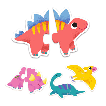 Djeco Puzzle Duo, Dinosaurs