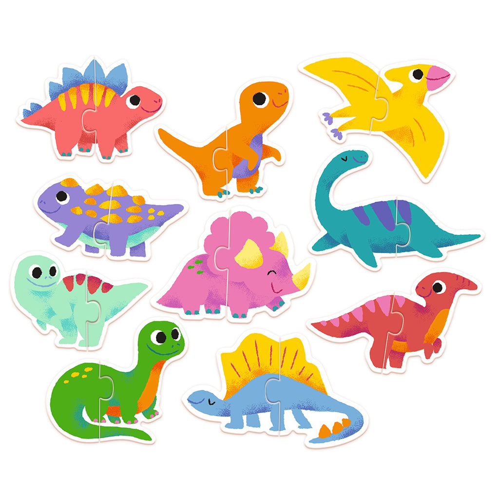 Djeco Puzzle Duo, Dinosaurs