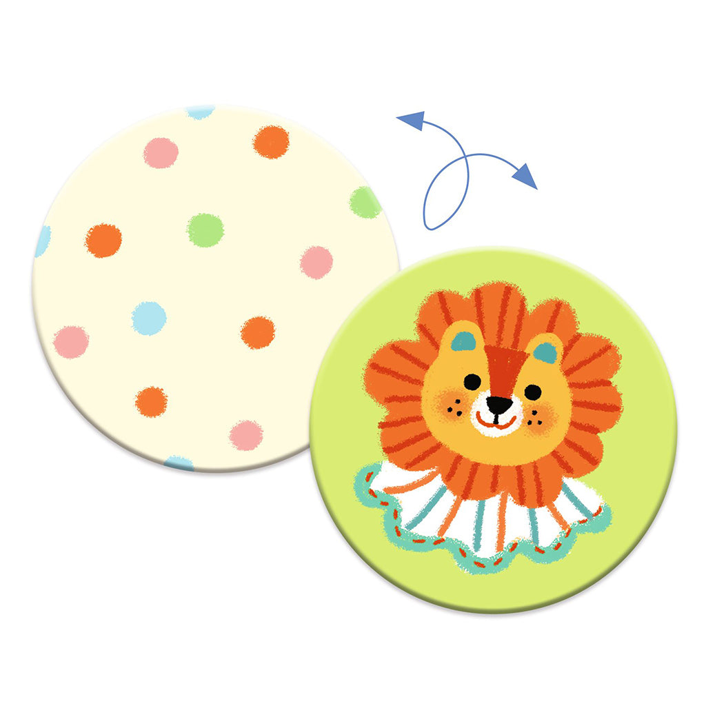 Djeco Educational Game, Memo – Soft Toys