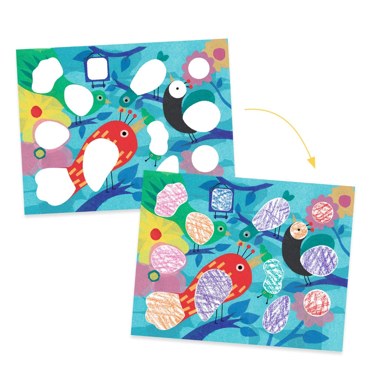 Djeco Farvelæg, Fugle &amp; Co. DJ08993