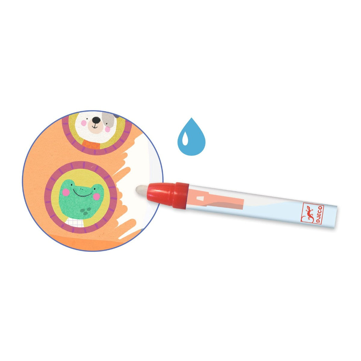 Djeco Farvelæg med vand, Transport DJ09074