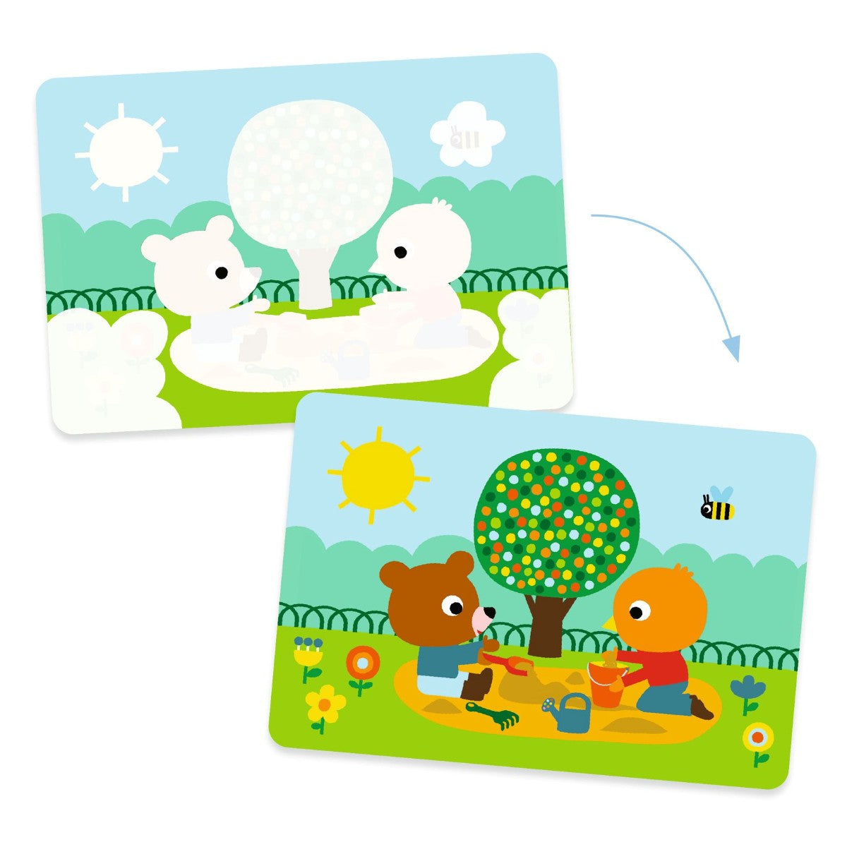 Djeco Water Coloring Set, In the Park