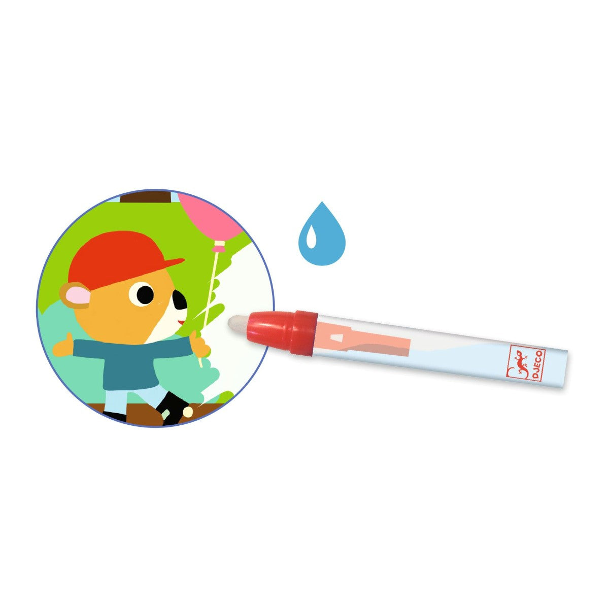 Djeco Water Coloring Set, In the Park