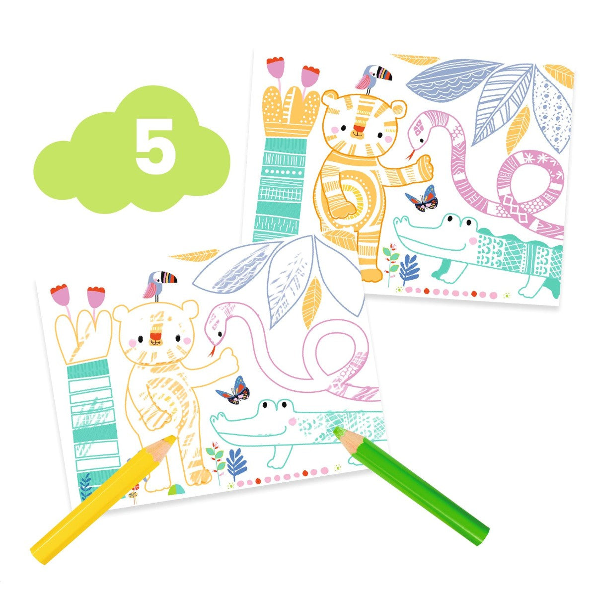 Djeco Kreativ æske, Mus og venner DJ09295