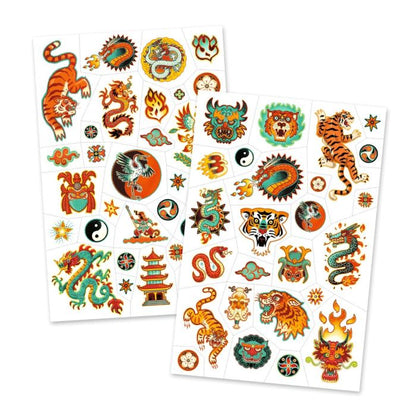 Djeco Tattoos, Asia