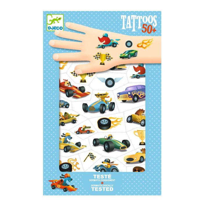 Djeco Tattoos, Cars