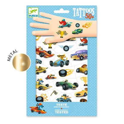 Djeco Tattoos, Cars