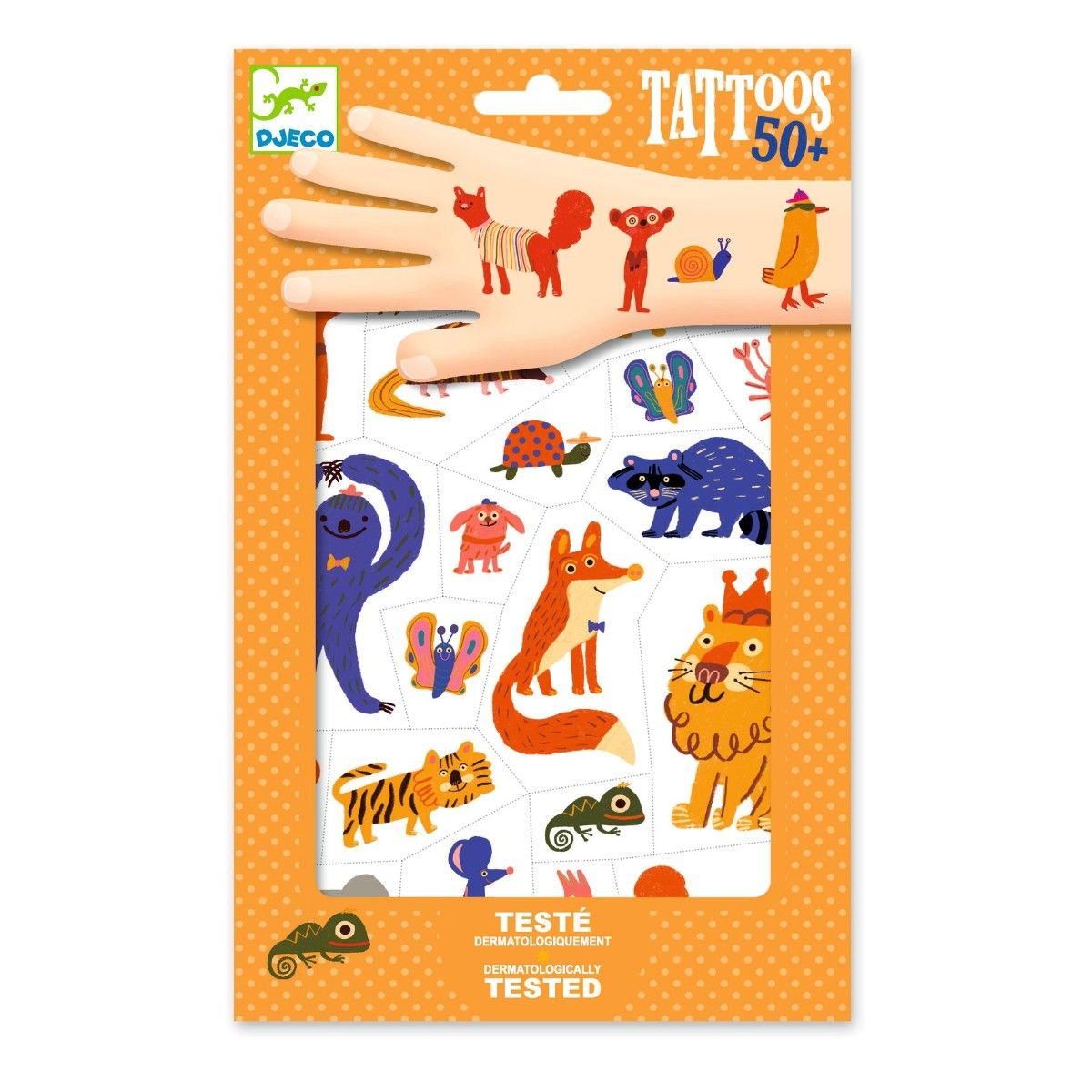 Djeco Tattoos, Funny Animals