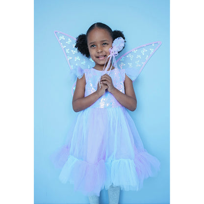 Den goda Fen, Lilla Sommerfugl Dress – Ages 2-8 Years