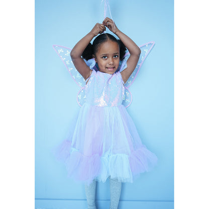 Den goda Fen, Lilla Sommerfugl Dress – Ages 2-8 Years