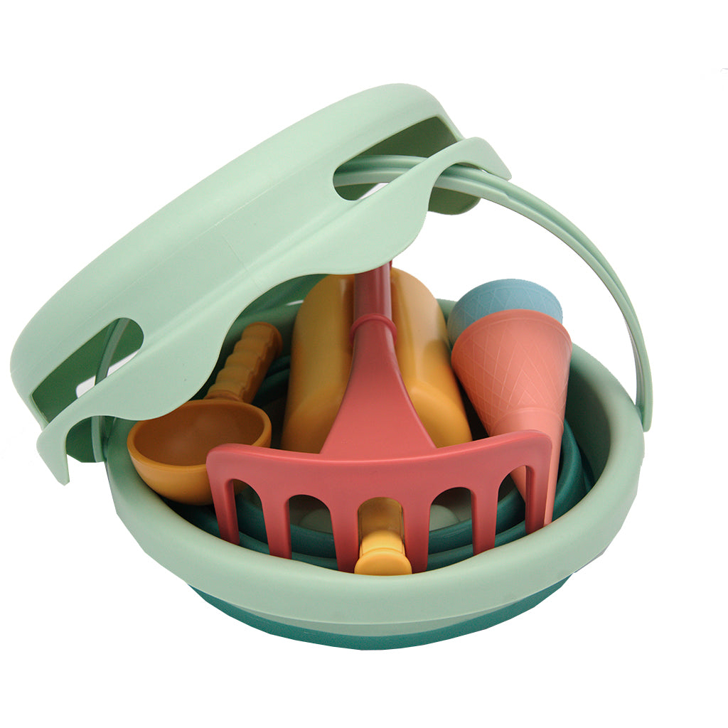 Compactoys BIO Sand Play Set, 7-in-1 - Green