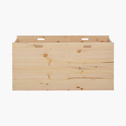 By Aulum Dana Large Storage Box with Wheels, Various Sizes – Natural