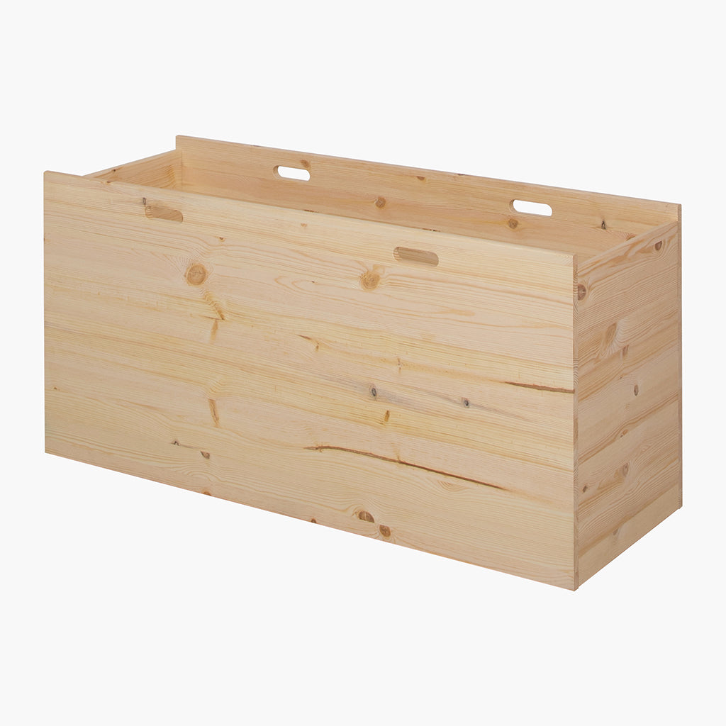 By Aulum Dana Large Storage Box with Wheels, Various Sizes – Natural