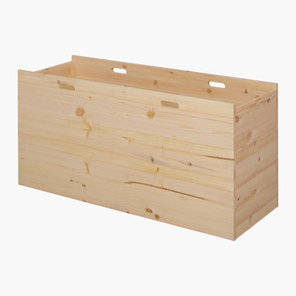 By Aulum Dana Large Storage Box with Wheels, Various Sizes – Natural