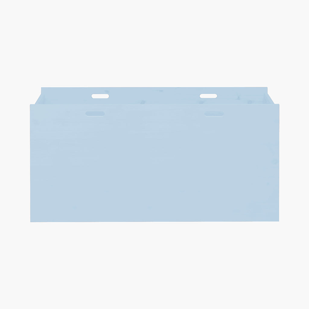 By Aulum Dana Large Storage Box with Wheels, Various Sizes - Himalayan Blue