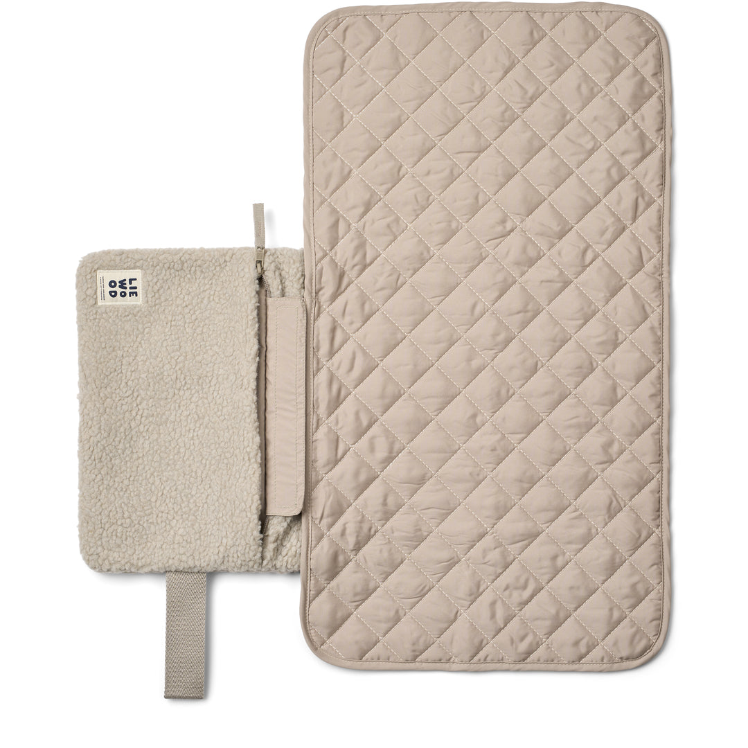 Liewood Portable Changing Mat, Dina - Mist