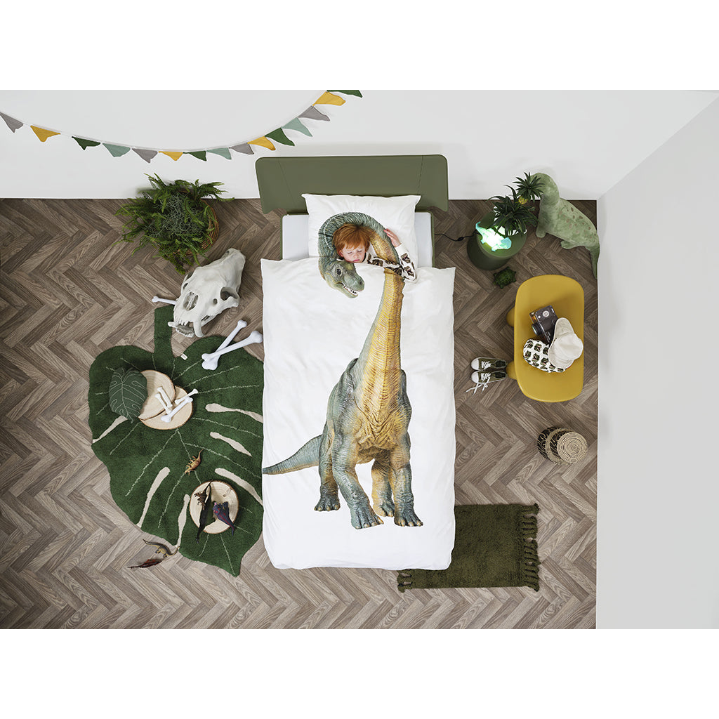 Snurk Adult Bedding, Organic - Brontosaurus