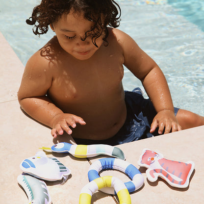 Sunnylife Dive Friends, Into the Jungle – Multi Set of 6 Pieces