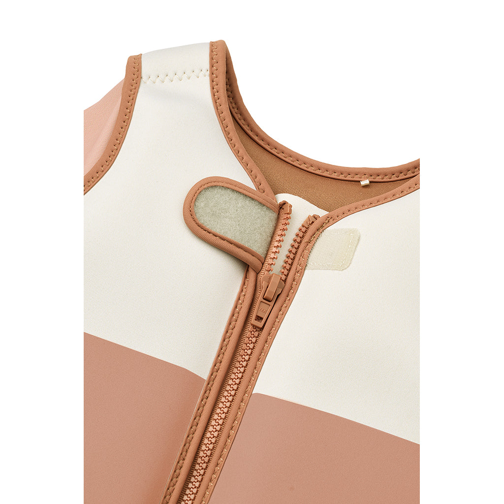 Liewood Dove Swim Vest with Long Sleeves, Tuscany Rose Multi Mix – Available in Multiple Sizes