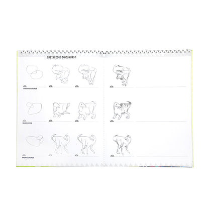 eeBoo Learn to Draw: Dinosaurs