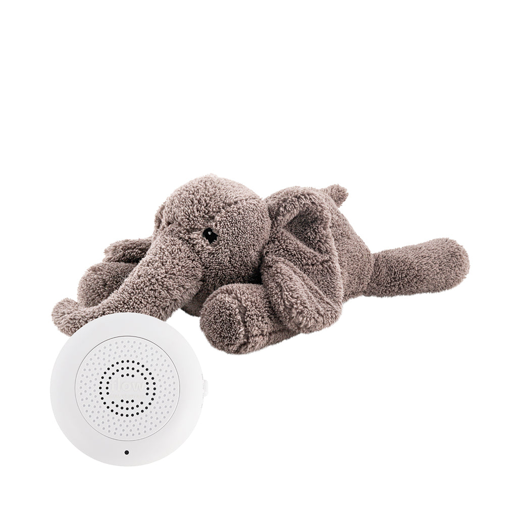 Flow Amsterdam Heartbeat Plush, George Elephant - Grey