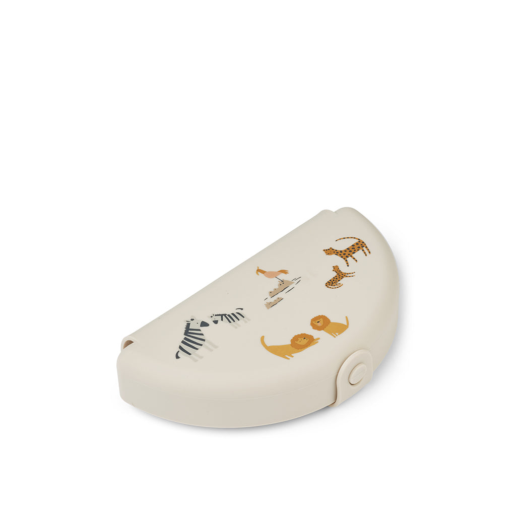 Liewood Eugene Foldable Lunch Box in Silicone – All Together / Sandy