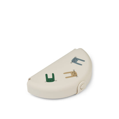 Liewood Eugene Foldable Silicone Lunchbox - Bunny/ Sandy