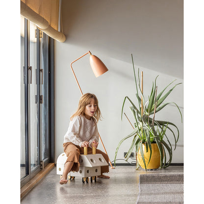 Modu Foam Construction Toy, Explorer Set, 20 Pieces – Sand Grey / Honey Yellow