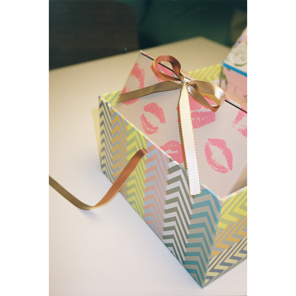 Daisy Boxes, Medium Box - Stripes Multi