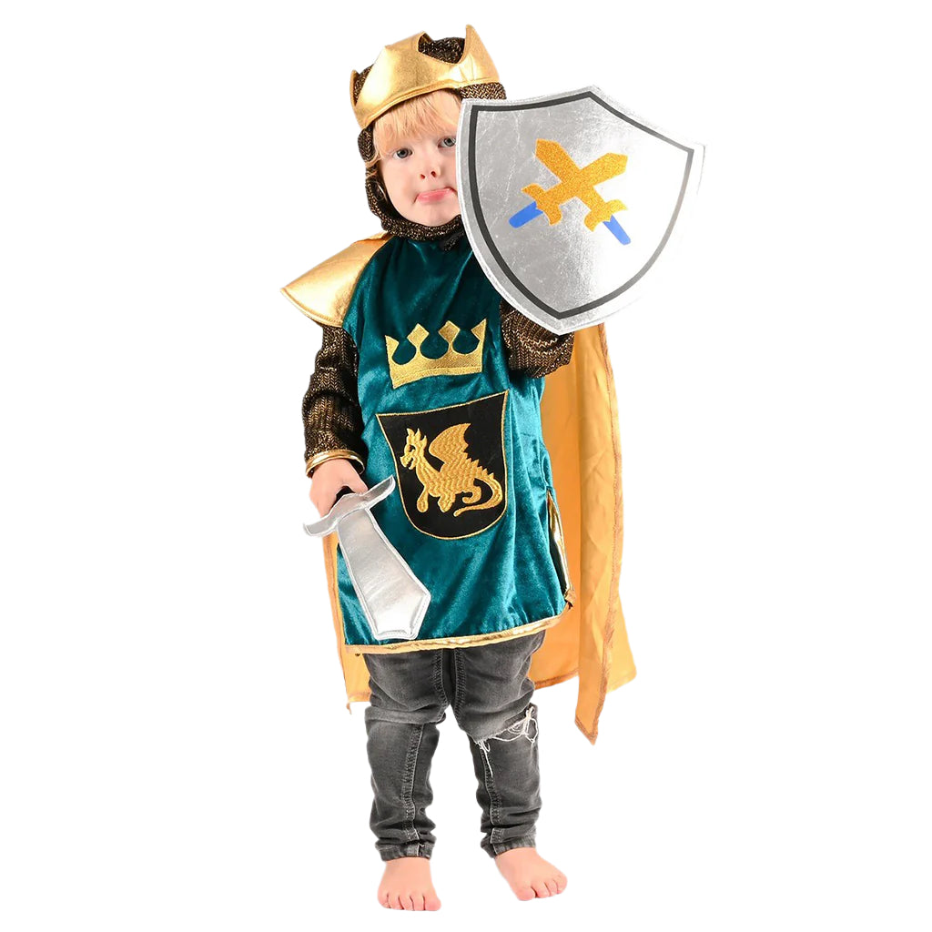 Den Goda Fen dress-up, Knight costume, Dragon king – Size 2-8 years