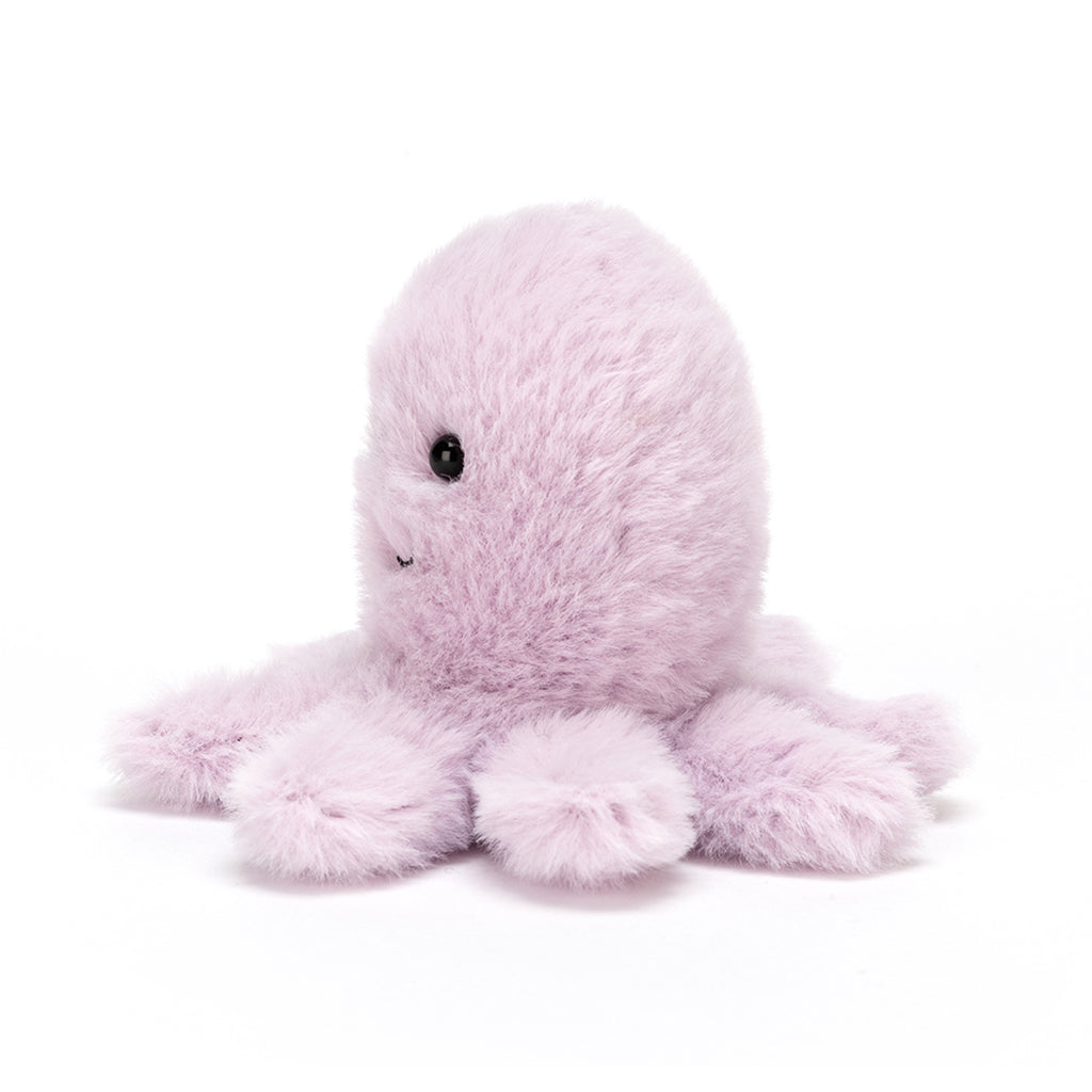 Jellycat Fluffy Stuffed Animal, Octopus - 8 cm