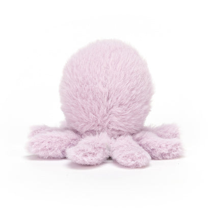 Jellycat Fluffy Stuffed Animal, Octopus - 8 cm