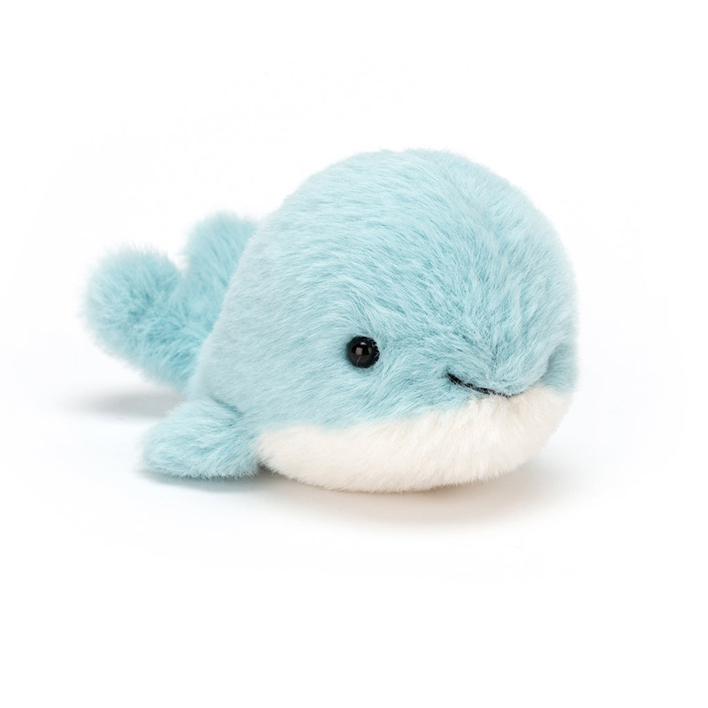 Jellycat Fluffy Soft Toy, Whale - 10 cm