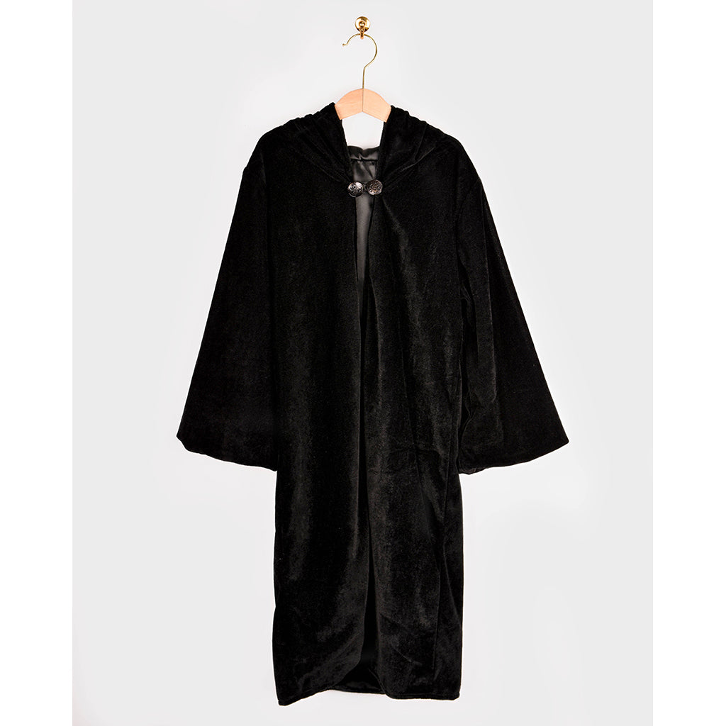Den Goda Fen Costume, Black Halloween Cape - Size 4-6 Years