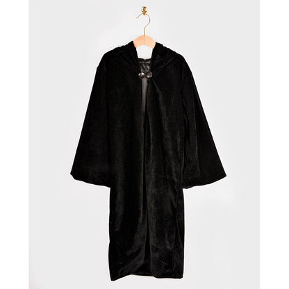 Den Goda Fen Costume, Black Halloween Cape - Size 4-6 Years