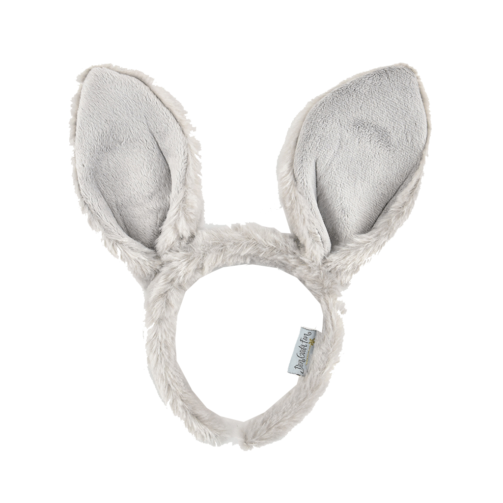 The Good Fairy, Costume Accessory - Headband with Gray Bunny Ears