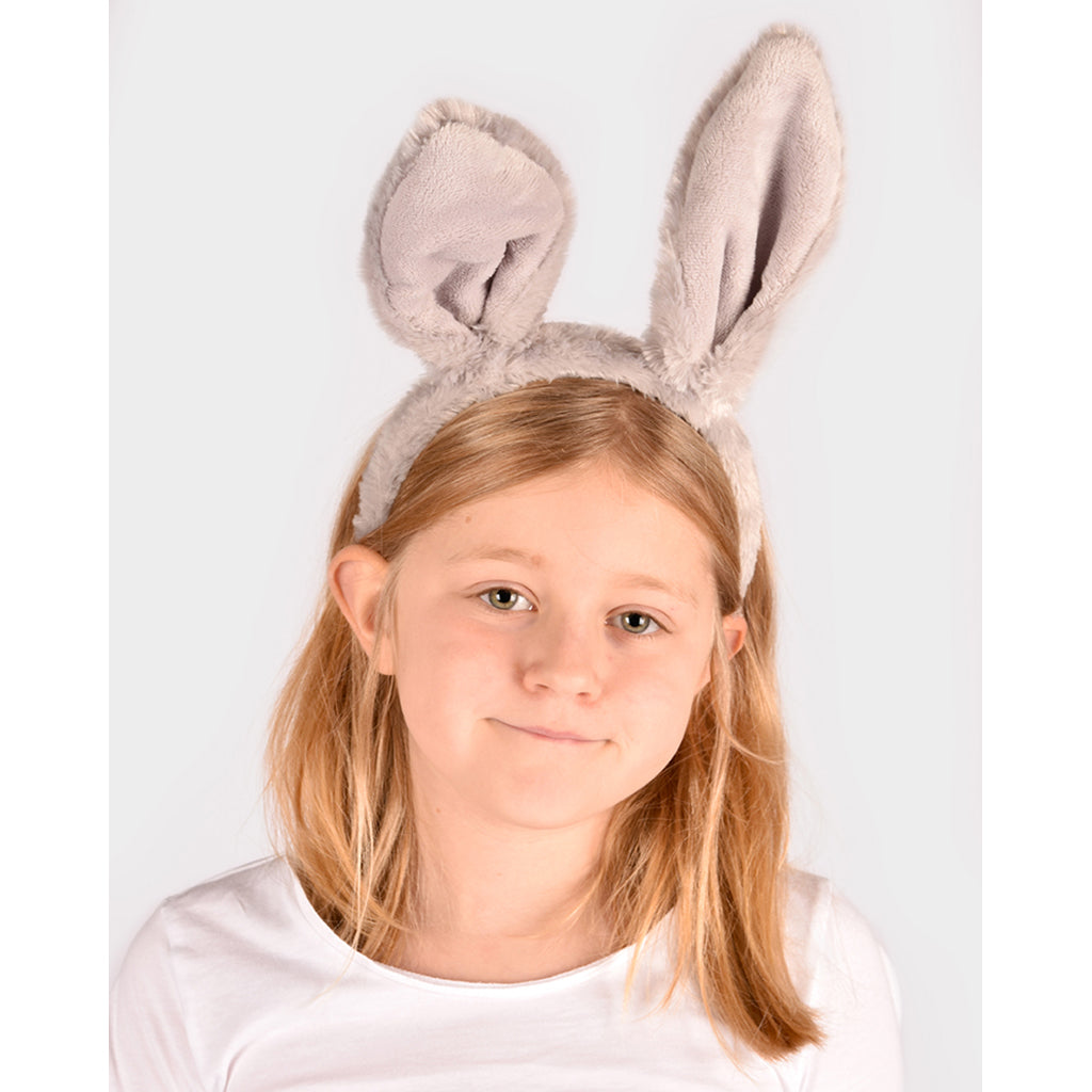 The Good Fairy, Costume Accessory - Headband with Gray Bunny Ears