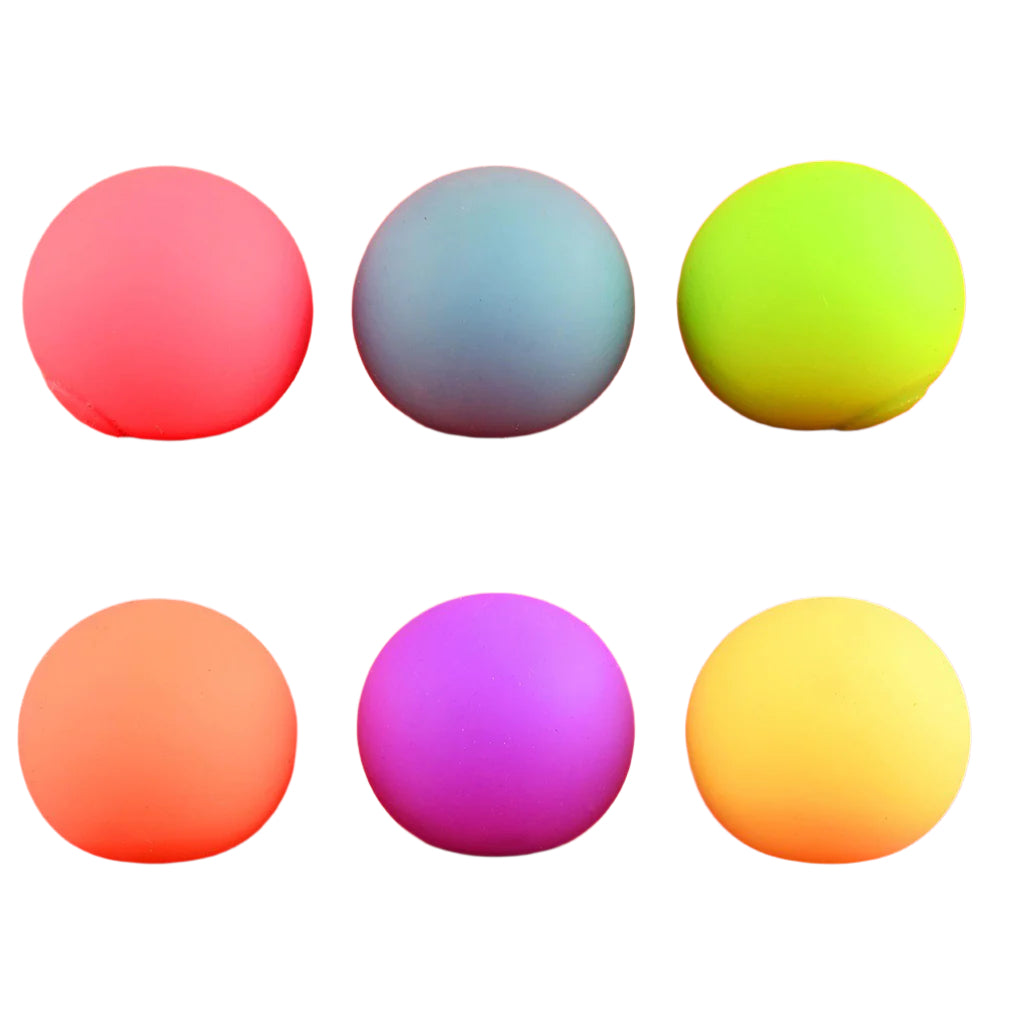 Robetoy Squeeze Ball Glitter - 3-Pack, Neon