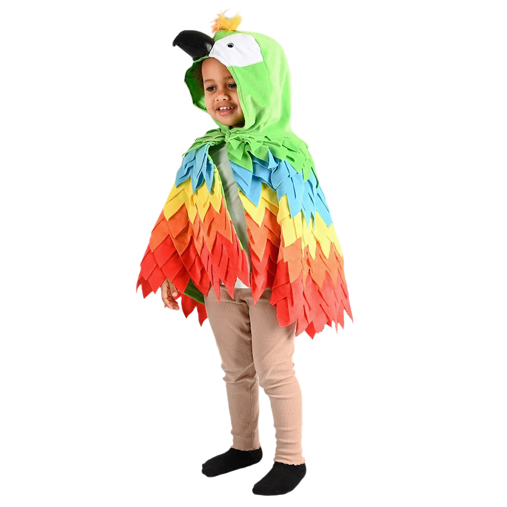 Den goda Fen Animal Costume, Parrot, Ages 1–4 Years
