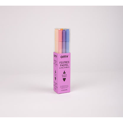 Omy Felt Tip Pens, 9 pcs – Pastel