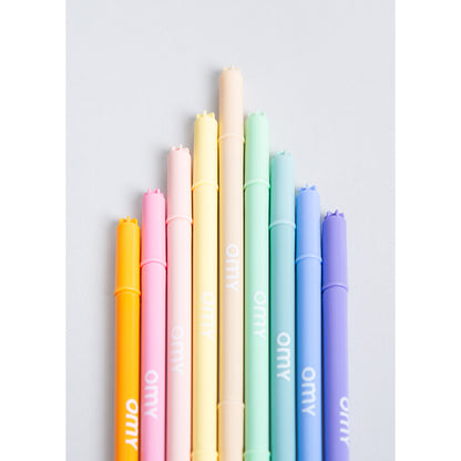 Omy Felt Tip Pens, 9 pcs – Pastel