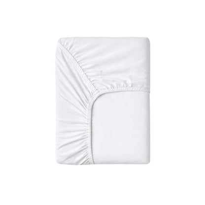 Studio Feder Fitted Sheet, Organic 180 x 200 cm - White